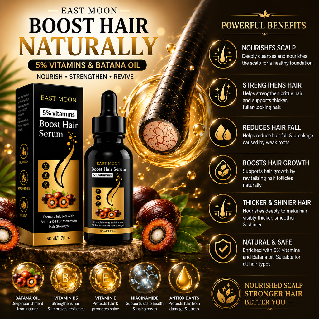 East Moon Batana Oil Hair Growth Serum