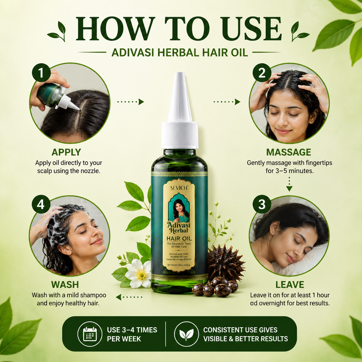 Adivasi Ayurvedic Hair Oil – For Stronger, Thicker & Healthier Hair